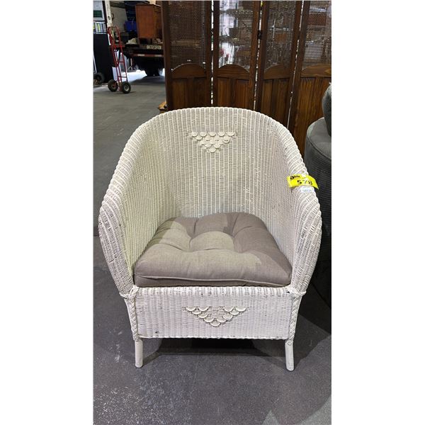 ANTIQUE WICKER CHAIR