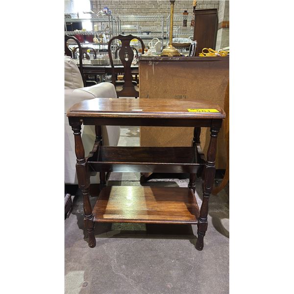 VINTAGE NEWSPAPER STAND 24" X 12.5" 24"
