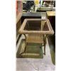 Image 4 : 3-PC PATIO SET INCLUDING; SOFA, CHAIR WITH OTTOMAN & 2-TIER TABLE