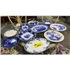 Image 2 : (10) ASSORTED BLUE & WHITE DECORATIVE PLATES