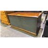 Image 2 : WOOD STORAGE CHEST *NO HINGES OR HARDWARE, TOP LOOSE*