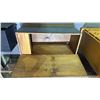 Image 3 : WOOD STORAGE CHEST *NO HINGES OR HARDWARE, TOP LOOSE*