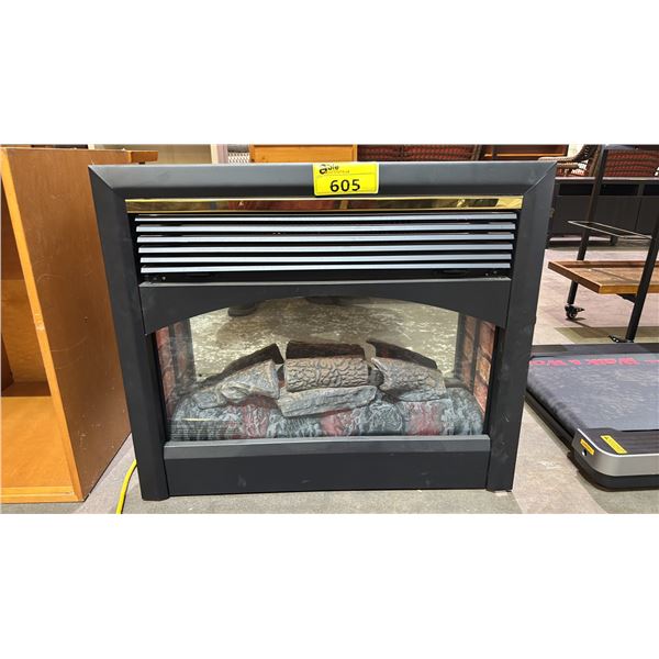 *TESTED WORKING* ELECTRIC FIREPLACE WITH LIGHTS