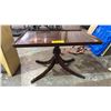 Image 1 : GLASS TOP TABLE 28.5" X 18" X 18"