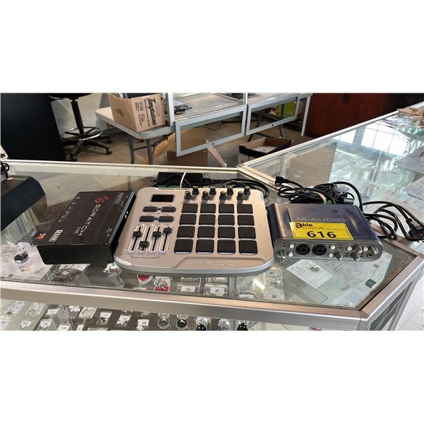 M-AUDIO TRIGGER FINGER, M-AUDIO FAST TRACK PRO & RANE SCRATCH LIVE