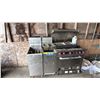 Image 1 : THERMATEK STAINLESS STEEL 6 BURNER COMMERCIAL GAS RANGE & (2) STAINLESS STEEL COMMERCIAL DEEP FRYERS
