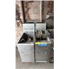Image 4 : THERMATEK STAINLESS STEEL 6 BURNER COMMERCIAL GAS RANGE & (2) STAINLESS STEEL COMMERCIAL DEEP FRYERS
