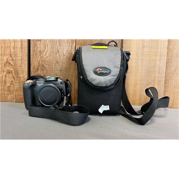 CANON POWERSHOT S3 IS 6.0-MEGAPIXEL DIGITAL CAMERA & LOWEPRO CAMERA BAG