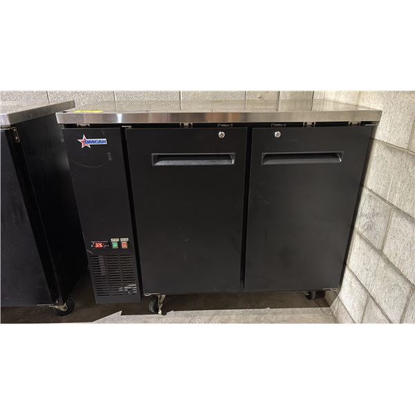 OMCAN UBB-24-48F REFRIGERATED BACK BAR COOLER WITH STAINLESS STEEL TOP 48" X 24" X 41"