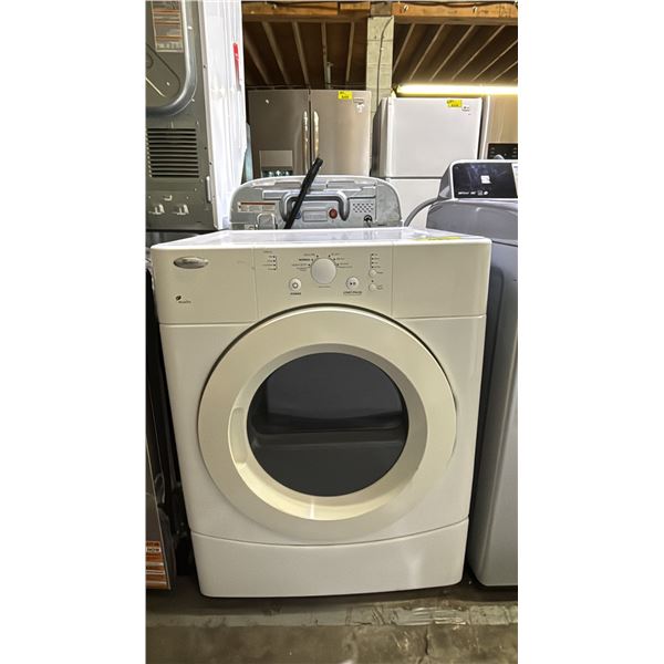 WHIRLPOOL ACCUDRY FRONT LOAD DRYER