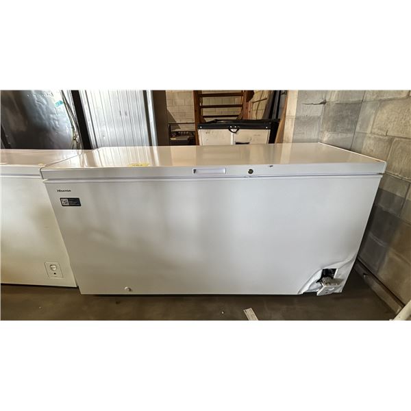 HISENSE CHEST FREEZER 65"W (CONTROL PANEL DAMAGED)