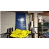 Image 1 : SHELF OF ASSORTED ITEMS INCLUDING; PROGRESSION FITNESS YOGA MAT, BISSELL READYCLEAN CARPET CLEANER