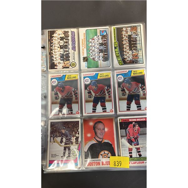 150+ ASSORTED VINTAGE HOCKEY CARDS WITH INSERTS