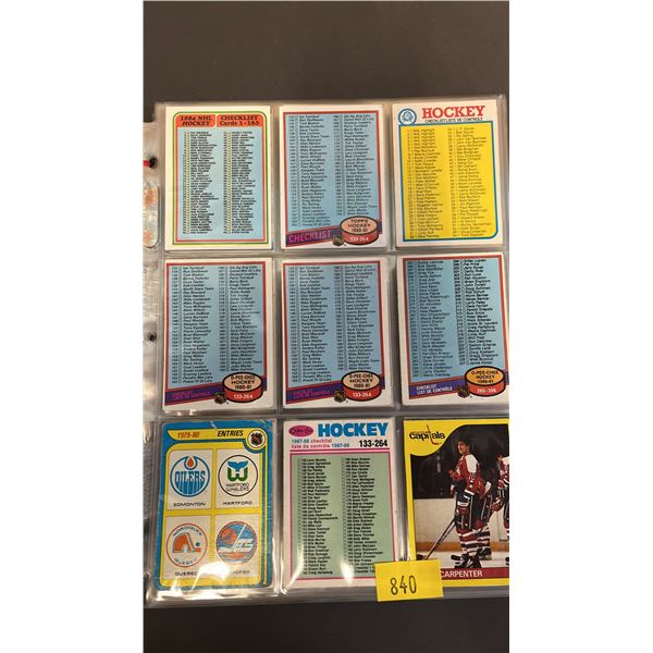 150+ ASSORTED VINTAGE HOCKEY CARDS WITH INSERTS