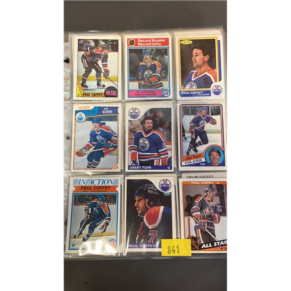 150+ ASSORTED VINTAGE HOCKEY CARDS WITH INSERTS