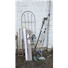 Image 3 : ASSORTED ITEMS INCLUDING; ELECTRIC WEED WHACKER, BRANCH CUTTER, CANVAS UMBRELLA & MORE
