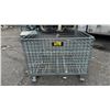 Image 1 : ULINE WIRE CONTAINER WITH CASTERS 48" X 40" X 31.5"