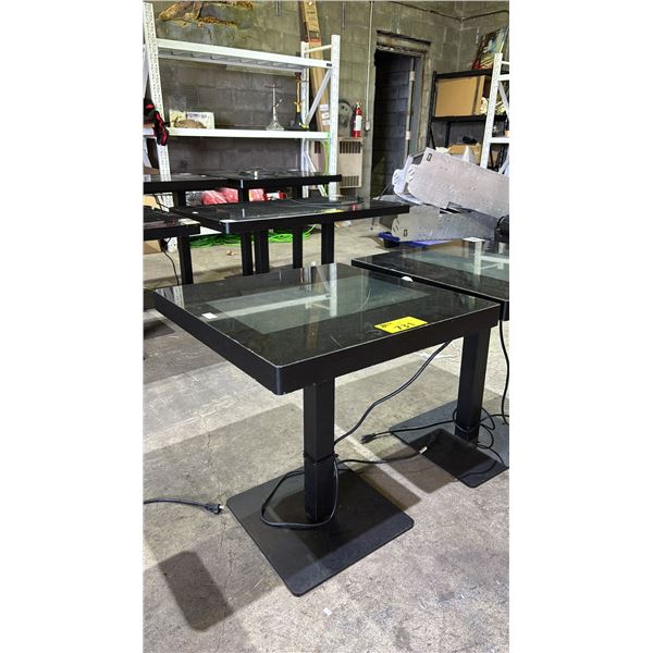 *TESTED WORKING* GENEVISION 21.5" TOUCH SCREEN TV TABLE 23.5" X 23.5" X 25.5"