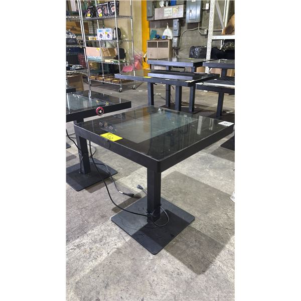 *TESTED WORKING* GENEVISION 21.5" TOUCH SCREEN TV TABLE 23.5" X 23.5" X 25.5"