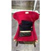 Image 3 : GOLD RAM MOTIF VELVET LOUNGE CHAIR