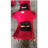 Image 3 : GOLD RAM MOTIF VELVET LOUNGE CHAIR