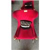 Image 3 : GOLD RAM MOTIF VELVET LOUNGE CHAIR