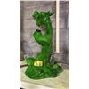 Image 1 : GREEN PLASTIC DRAGON HOOKAH