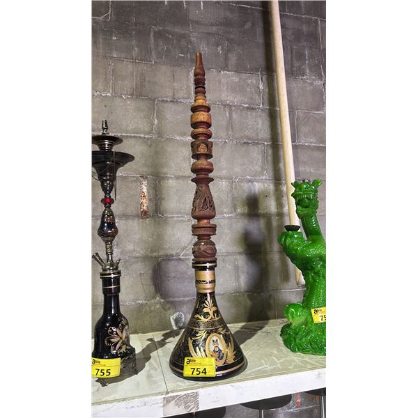 HEAVILY CARVED HOOKAH