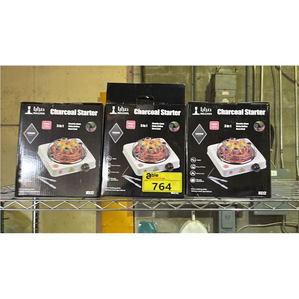 (3) MAZAYA CHARCOAL STARTERS