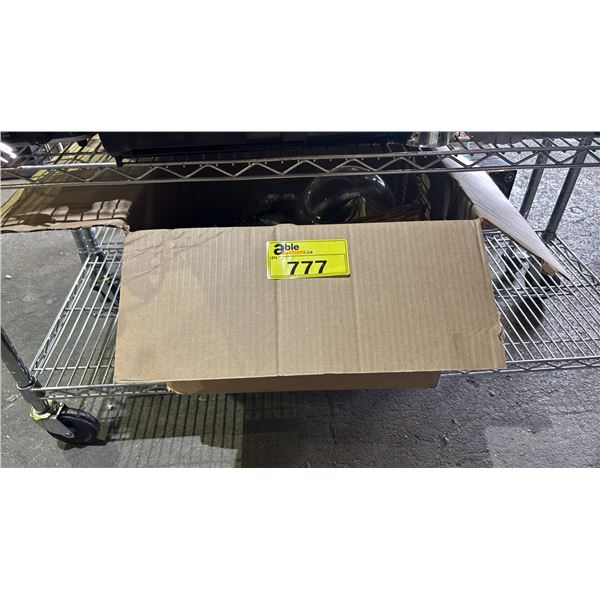 BOX OF KALOUD BREATHING LED HOOKAH LIGHTS, WICKER BASKET, KALOUD LOTUS HEAT MANAGEMENT PARTS & MORE