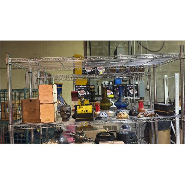 SHELF OF DON HOOKAH BOWLS, JAPONICA HOOKAH BOWLS, KALOUD LOTUS HEAT MANAGEMENT & MORE