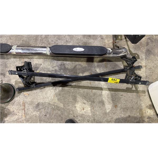 BLACK ALUMINUM VEHICLE ROOFTOP CROSSBARS
