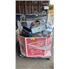 Image 1 : PALLET OF ASSTD. HOME ITEMS: COOKWARE, CHAIR MAT, LUGGAGE & MORE: *WORKING CONDITION UNKNOWN/MAY BE