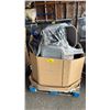 Image 1 : PALLET OF ASSORTED POWER STATIONS, LAUNDRY HAMPER, COOKWARE, RANGE HOOD & MORE *WORKING CONDITION