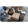 Image 3 : PALLET OF ASSORTED LIGHT FIXTURES & READY-TO-ASSEMBLE FURNITURE *WORKING CONDITION UNKNOWN/MAY BE