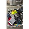 Image 2 : ROLLING METAL WIRE BIN OF ASSORTED CLOTHING *MUST TAKE ALL*