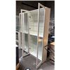 Image 2 : WOOD 2-DOOR 9-SHELF DISPLAY CABINET