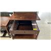 Image 2 : WOOD COFFEE TABLE WITH LIFT TOP