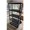 Image 1 : 5-TIER PLASTIC SHELVING UNIT