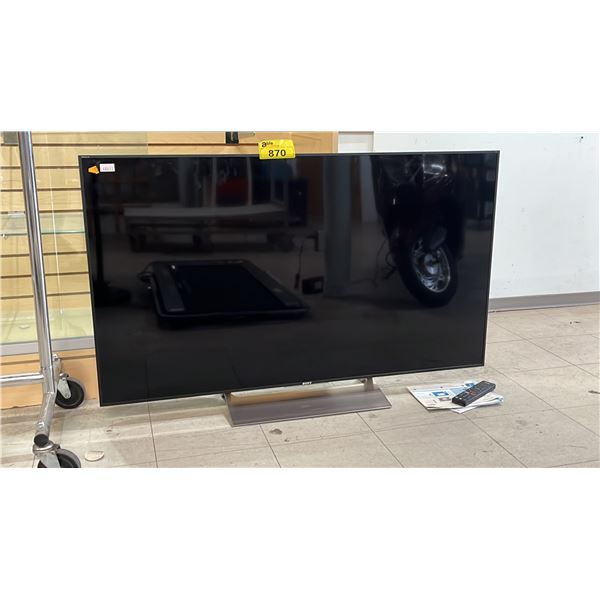 SONY 55" 4K HDR SMART LED TV WITH STAND & REMOTE *NO POWER CORD*