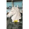 Image 2 : CERAMIC HORSE HEAD & 2 CERAMIC BUSTS