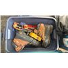 Image 5 : PALLET OF ASSORTED POWER TOOLS, HAND TOOLS, CHAIN SAW , EXTENSION CORDS AND MORE