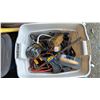 Image 8 : PALLET OF ASSORTED POWER TOOLS, HAND TOOLS, CHAIN SAW , EXTENSION CORDS AND MORE