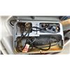 Image 9 : PALLET OF ASSORTED POWER TOOLS, HAND TOOLS, CHAIN SAW , EXTENSION CORDS AND MORE