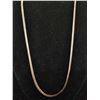Image 1 : *NEW* 18K GOLD PLATED 4MM SERPENTINE NECKLACE: 20" LONG