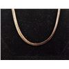Image 2 : *NEW* 18K GOLD PLATED 4MM SERPENTINE NECKLACE: 20" LONG