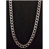 Image 1 : *NEW* PLATINUM PLATED 8MM CUBAN LINK NECKLACE: 22" LONG