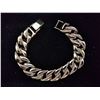 Image 1 : *NEW* 14KT GOLD PLATED 14MM SIMULATED DIAMOND (CZ) ICED OUT CUBAN LINK BRACELET: 8" LONG