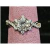Image 1 : *NEW* .925 SILVER 1CT SIMULATED DIAMOND TWIST RING: SIZE 6