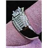 Image 2 : *NEW* .925 SILVER 1CT SIMULATED DIAMOND (CZ) MAN'S RING: RESIZEABLE